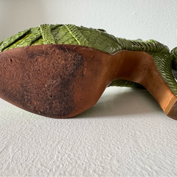 Christian Dior Python Green Pumps - Picture 9 of 9
